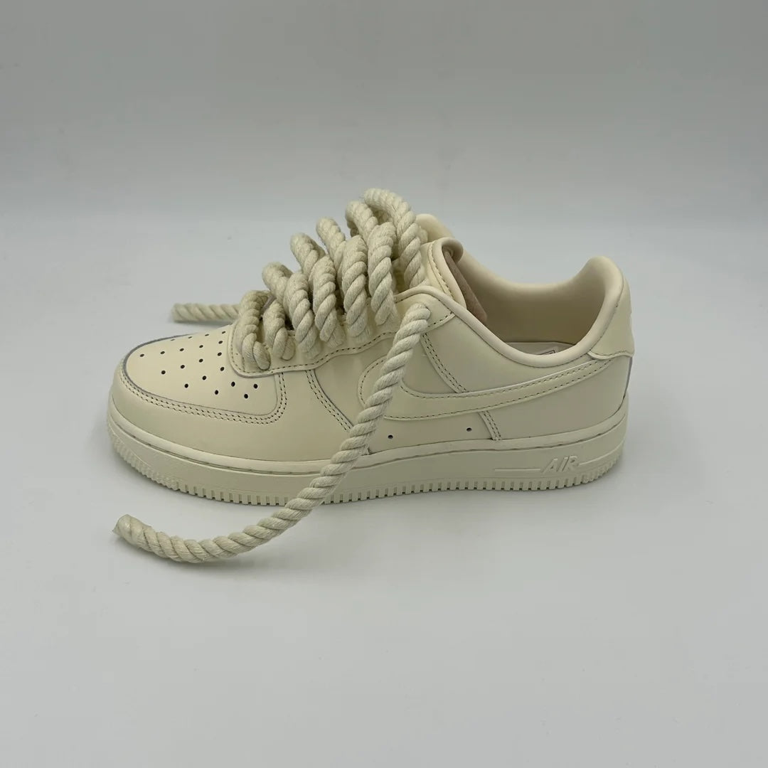 Air force one fresh cream custom rope beige