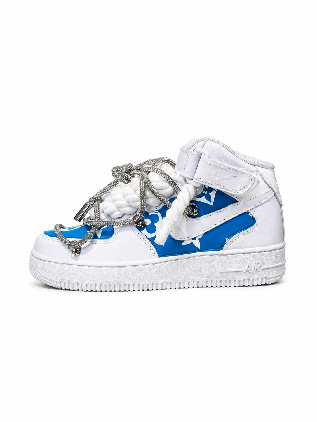 Air force Mid Custom L Sky Brill