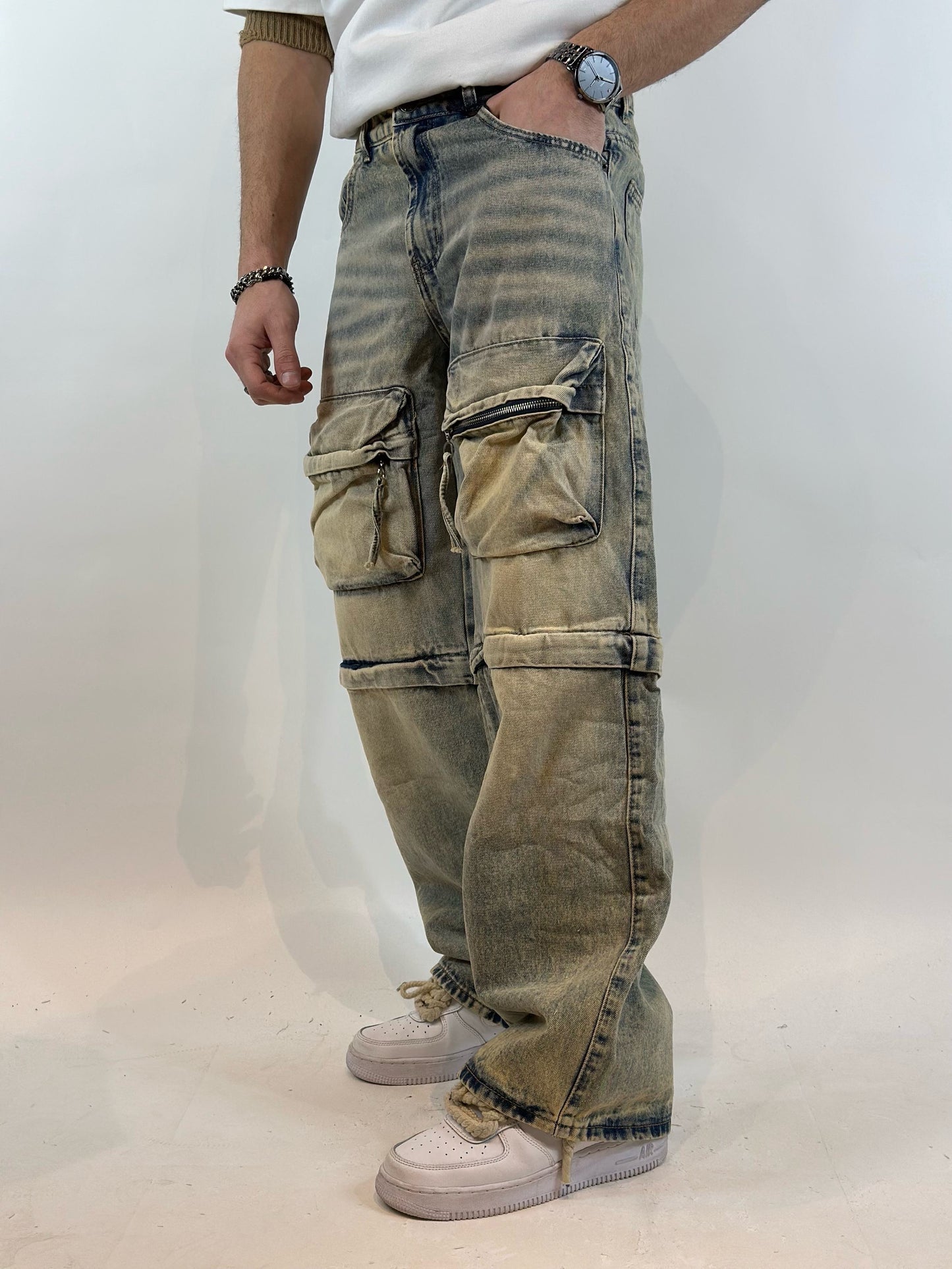 JEANS CARGO COMPONIBILE