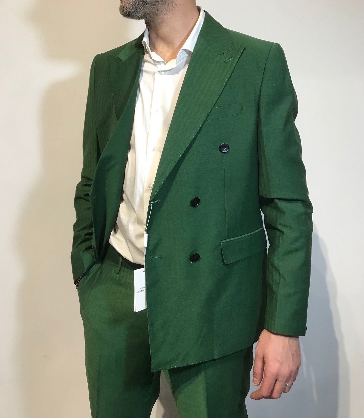 ABITO DOPPIOPETTO SALVO GREEN