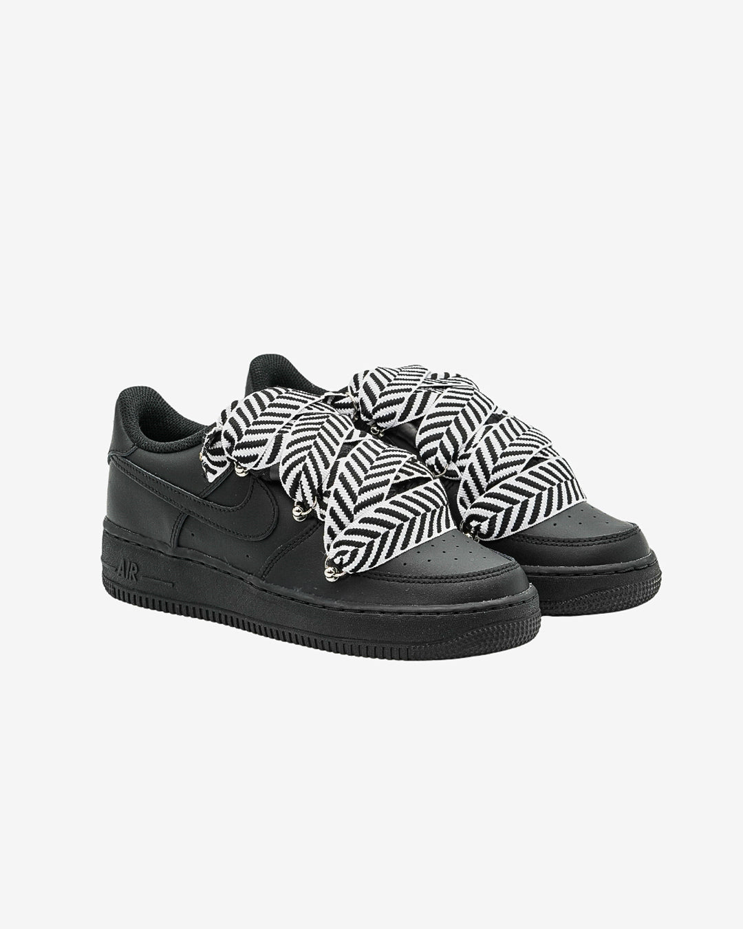 Air force one black custom rope black lanv