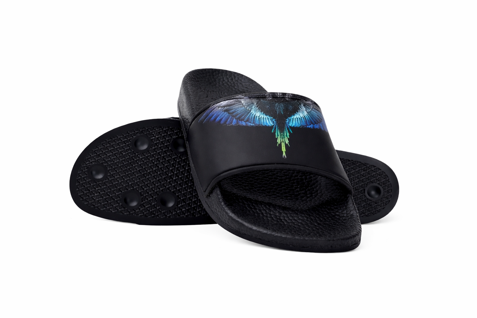 Ciabatte County of Milan blue wings