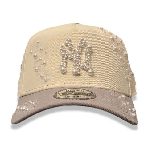 CAP 9fifty NY new era pearl cream