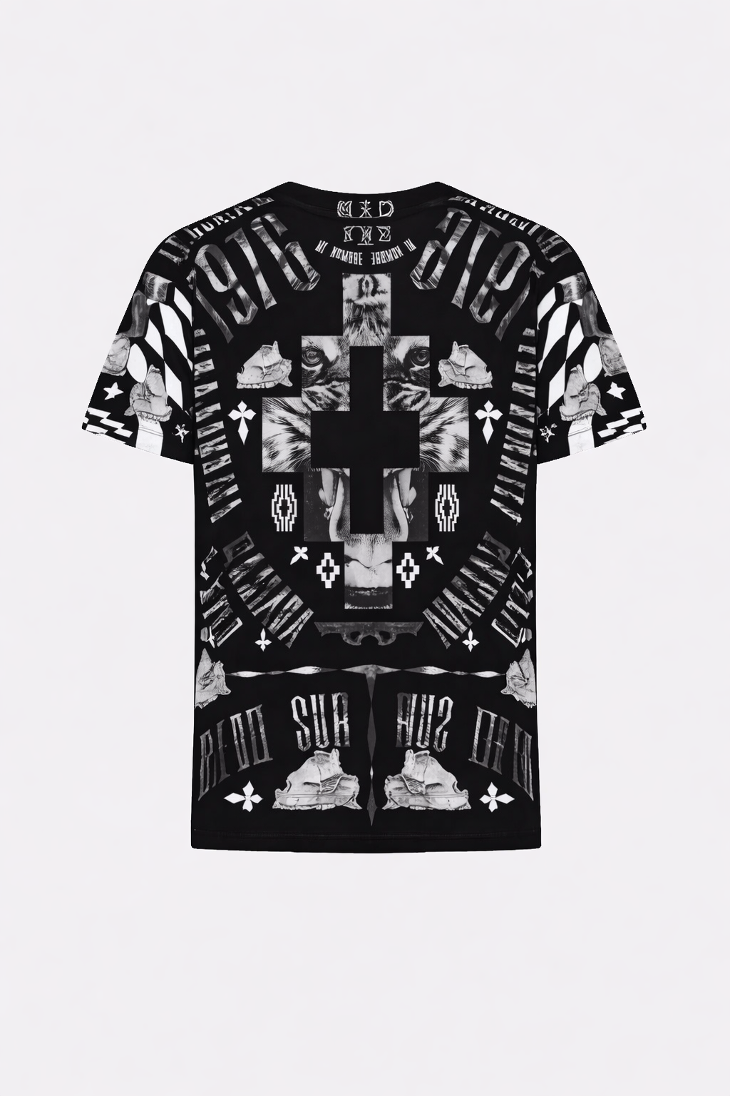 T-shirt County of Milan Black Printed