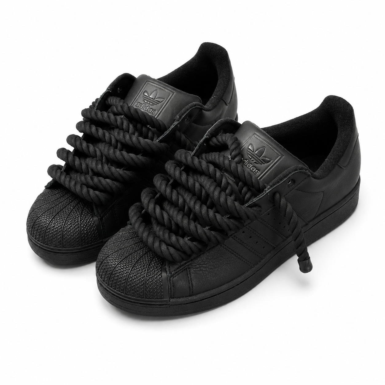 Adidas Superstar Black rope Black
