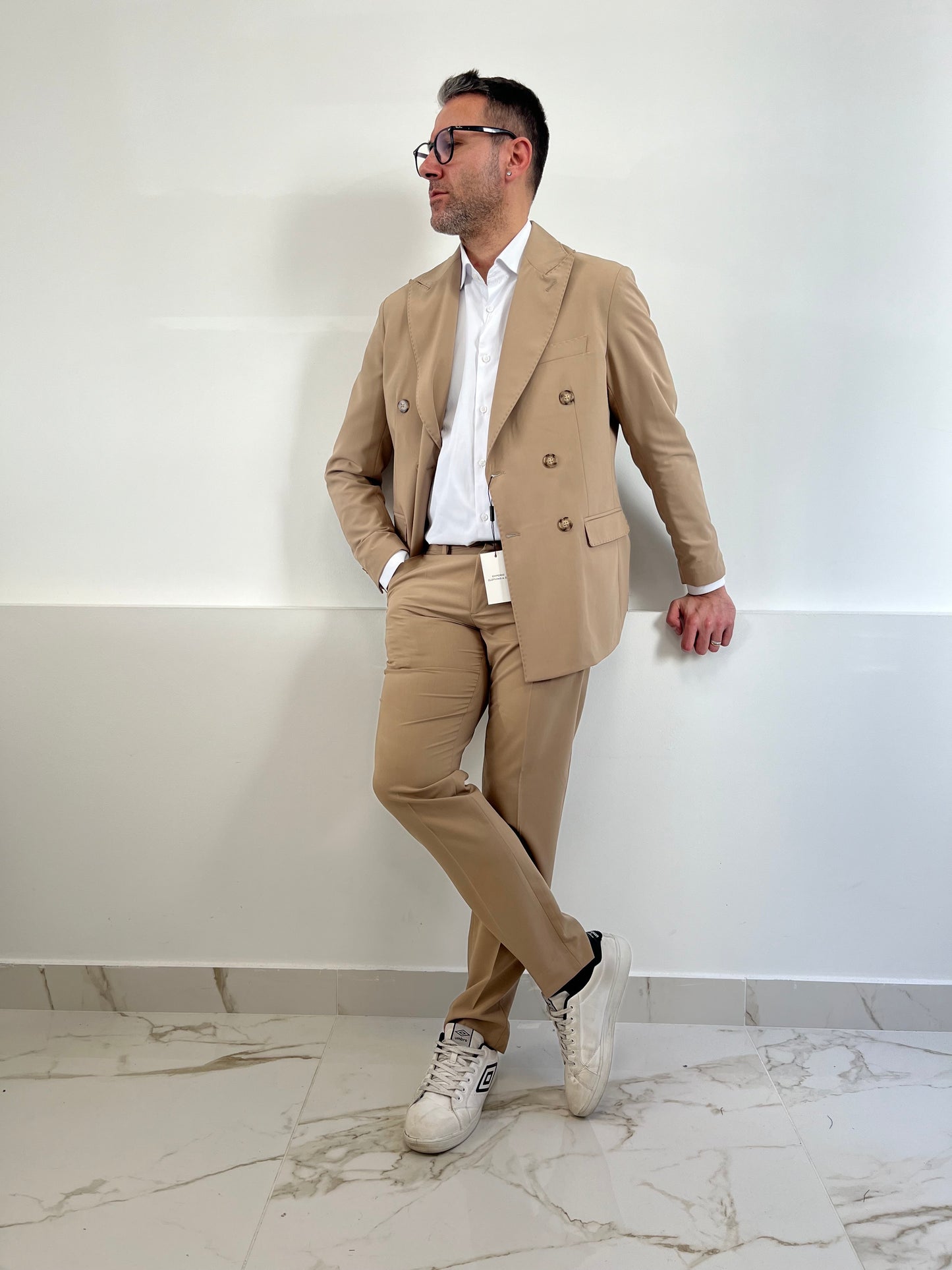 ABITO DOPPIOPETTO MK BEIGE