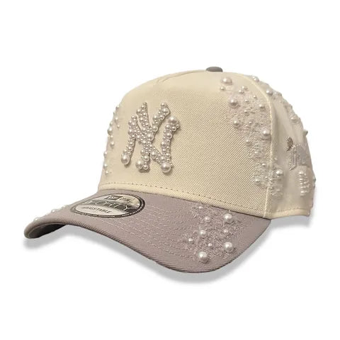 CAP 9fifty NY new era pearl cream