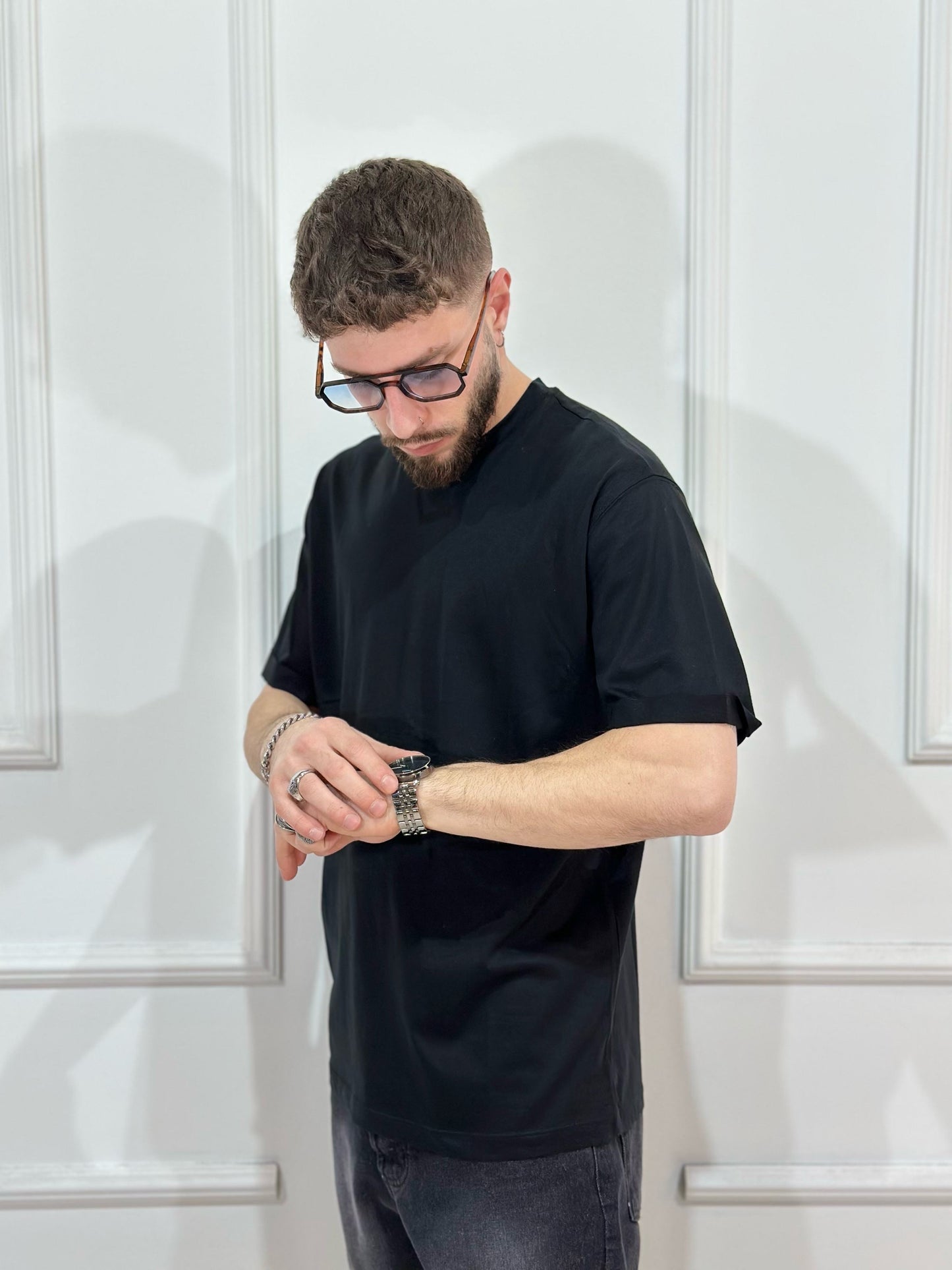 T shirt basic black
