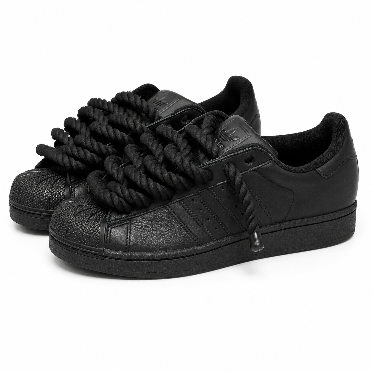 Adidas Superstar Black rope Black