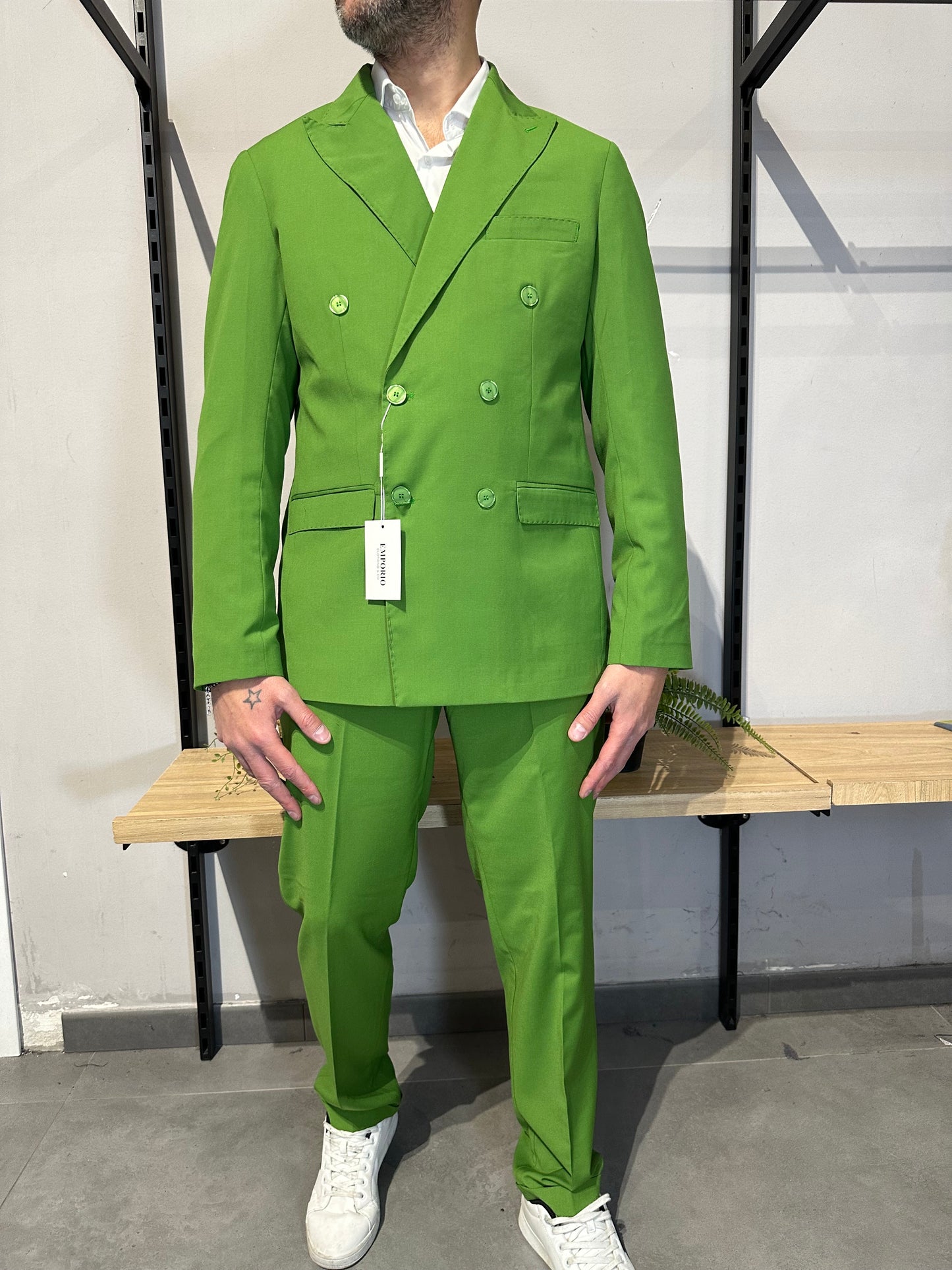 ABITO DOPPIOPETTO FLASH GREEN
