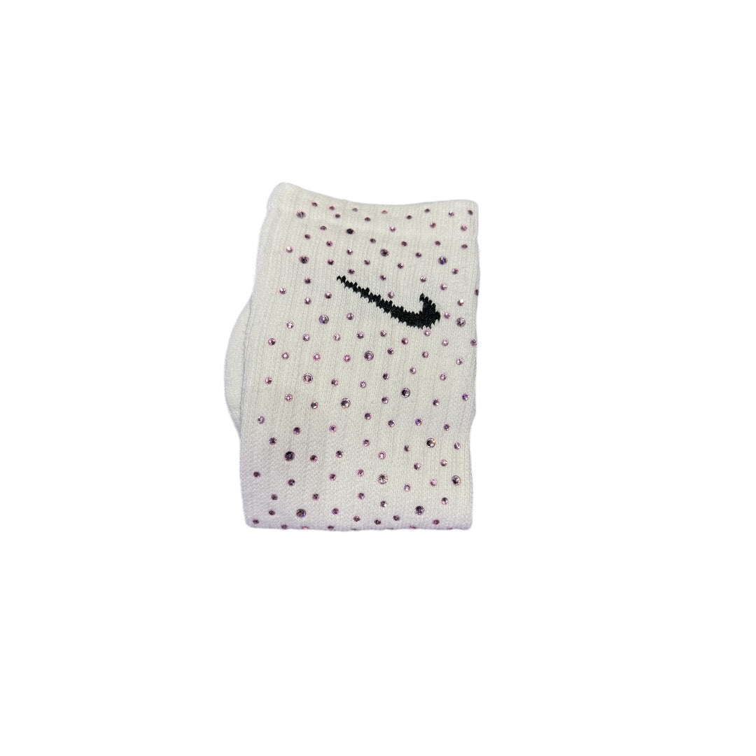 Calze pink white