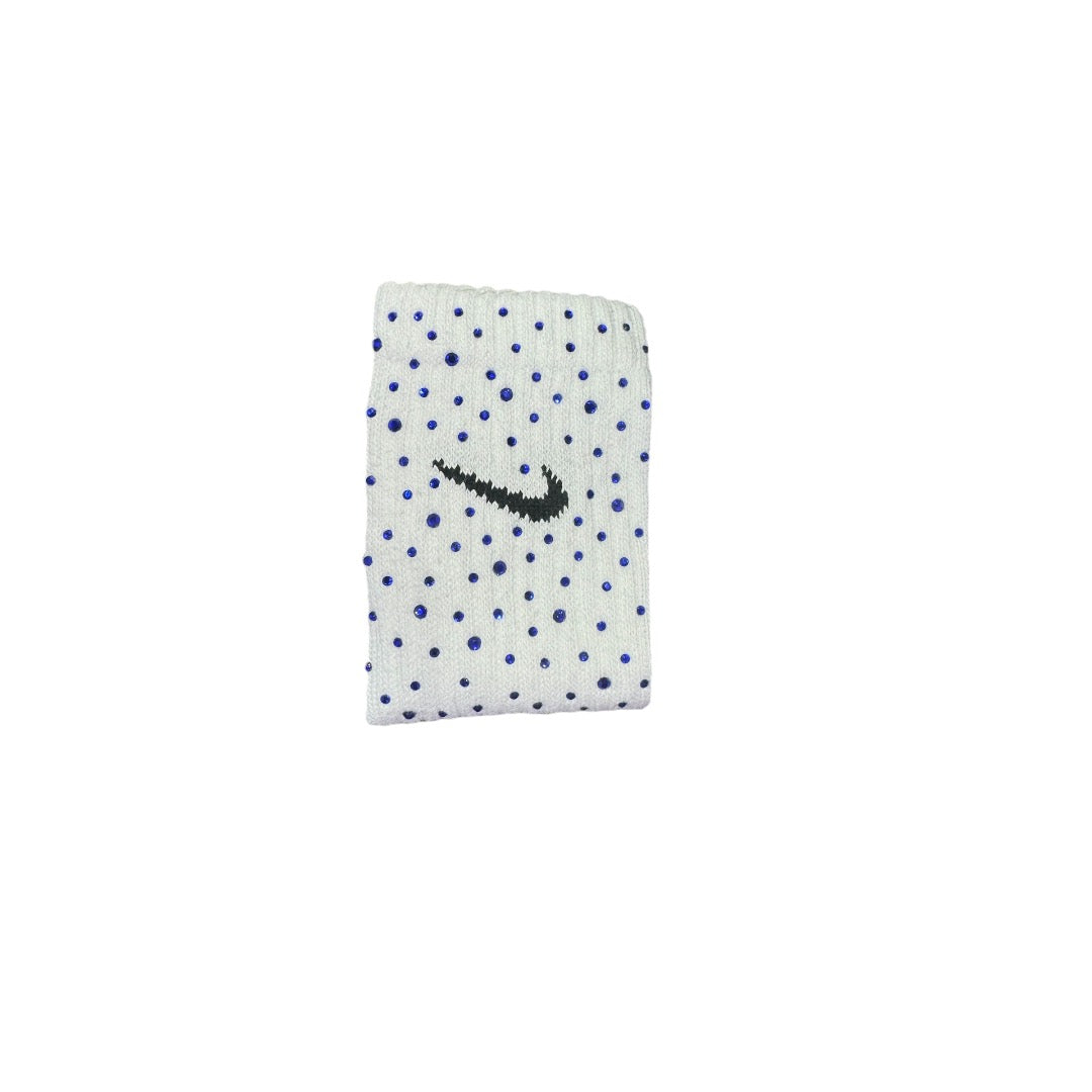 Calze blue white