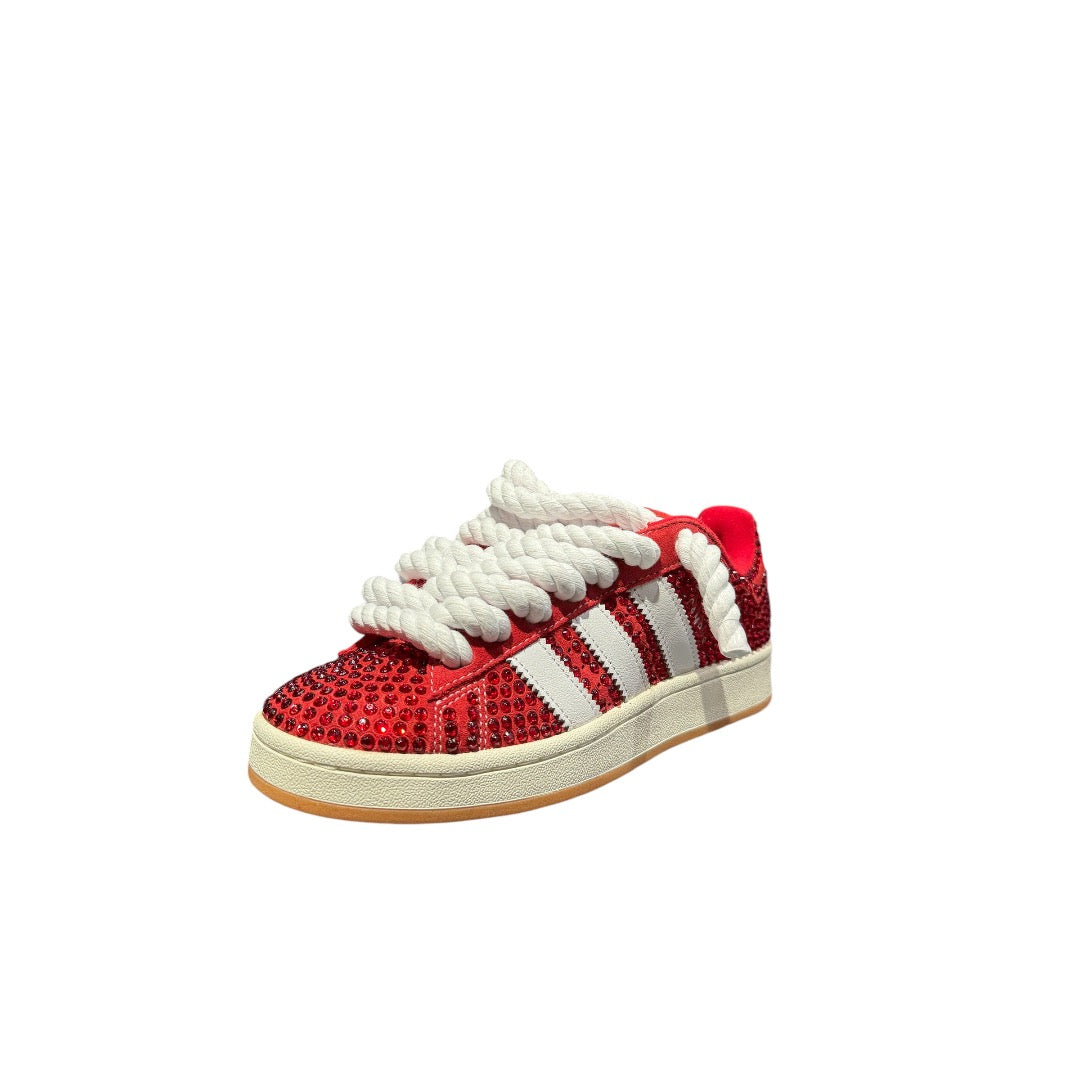 Adidas campus 00s red custom rope brill