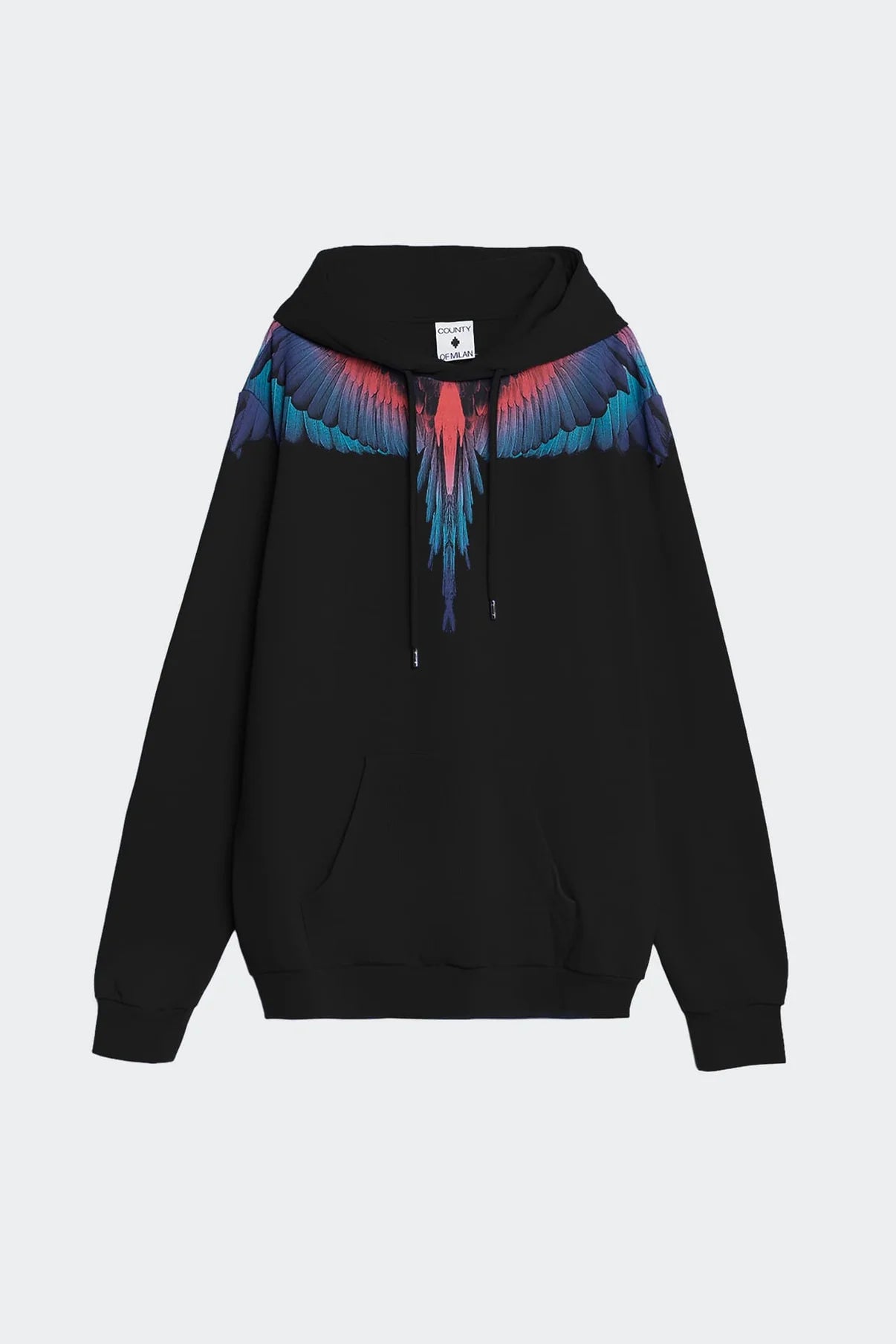 Felpa County of Milan Black Wings Red