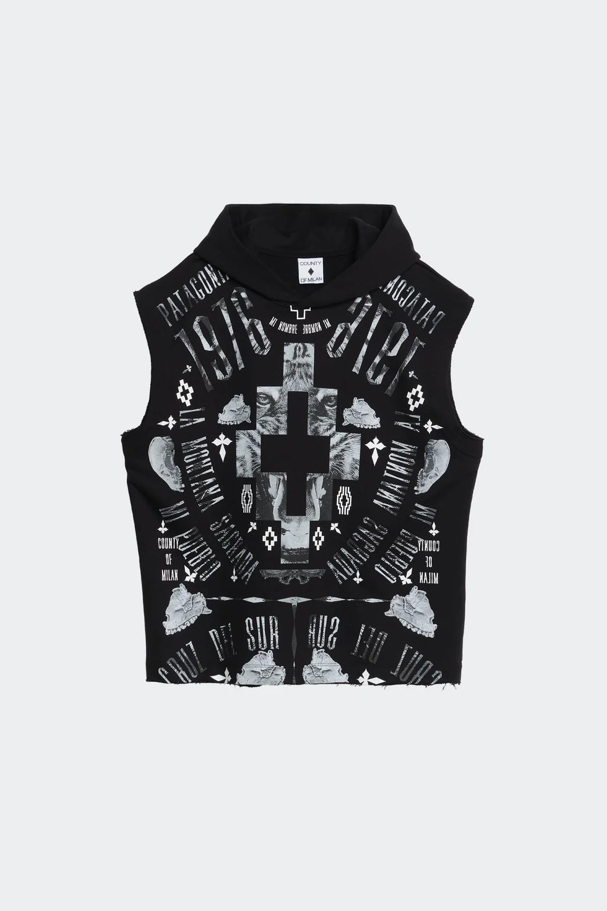 Smanicato County of Milan Black Printed