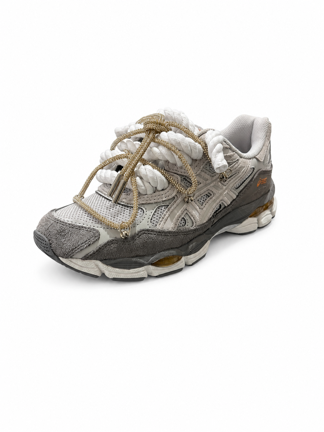 Asics Gel NYC Double Gray Custom rope Brill