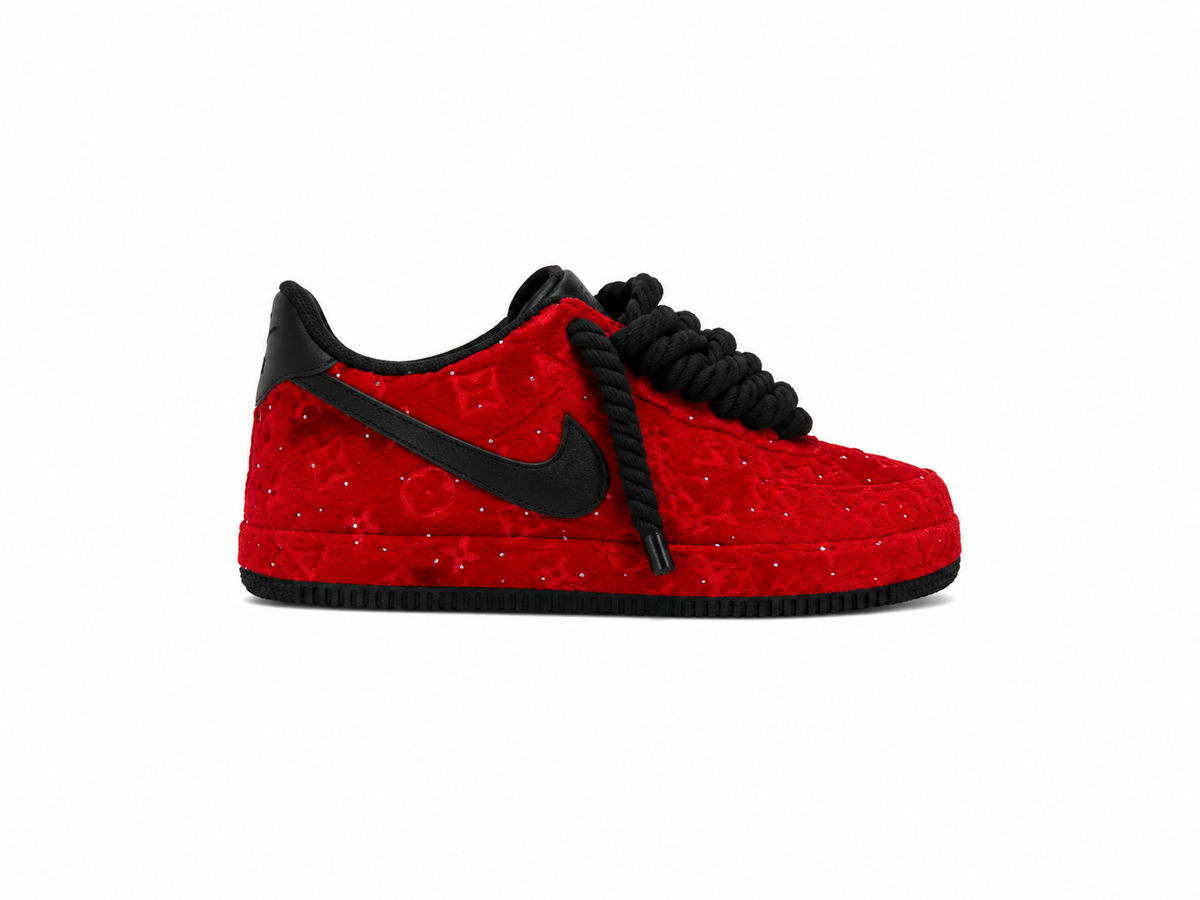 Air force Low Custom Camo Red L Star