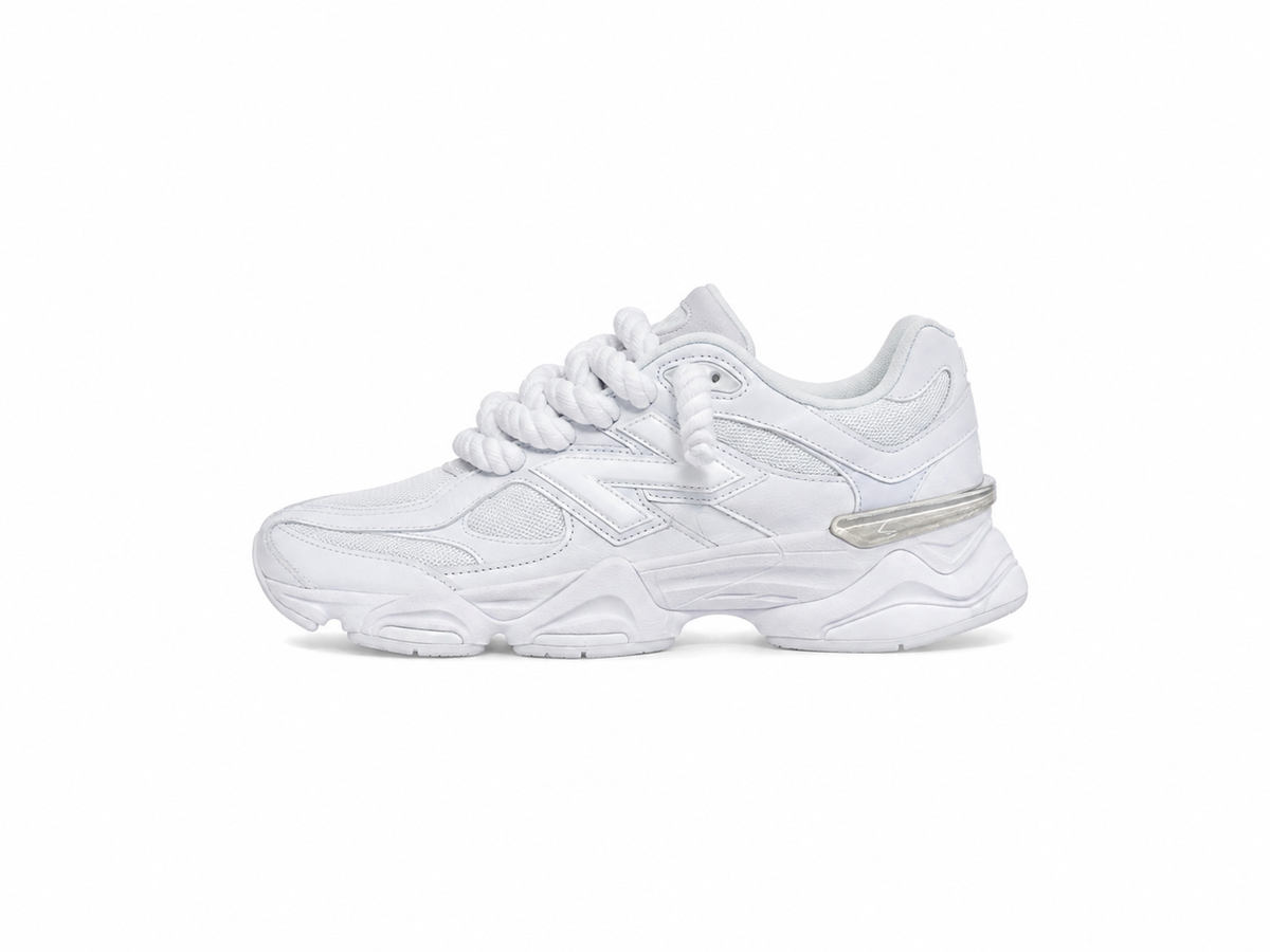New Balance 9060 White Custom Rope White