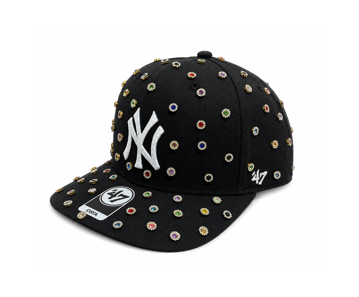 Capello Custom New Era NY Black Rainbow