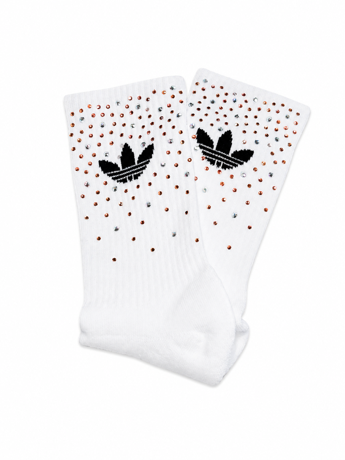Calze Adidas Orange Strass