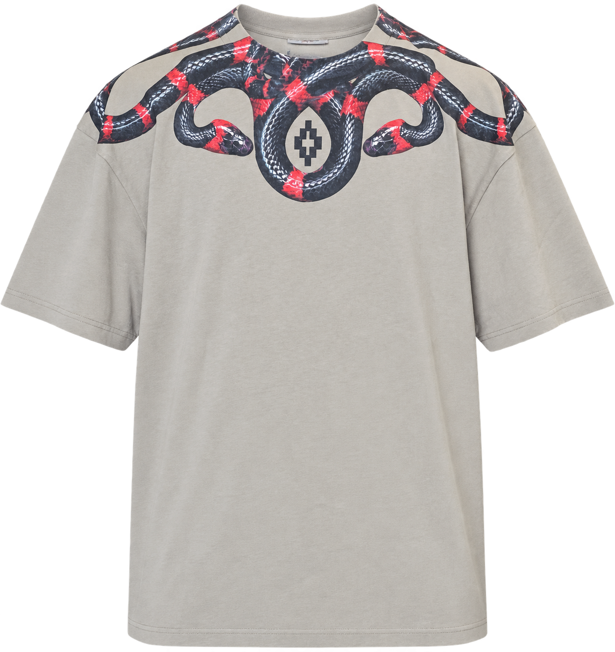 T-shirt County of Milan Mocha Snake Red