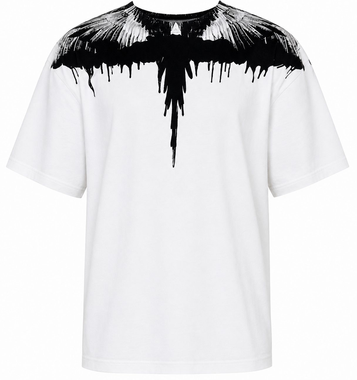 T-shirt County of Milan White Black Wings