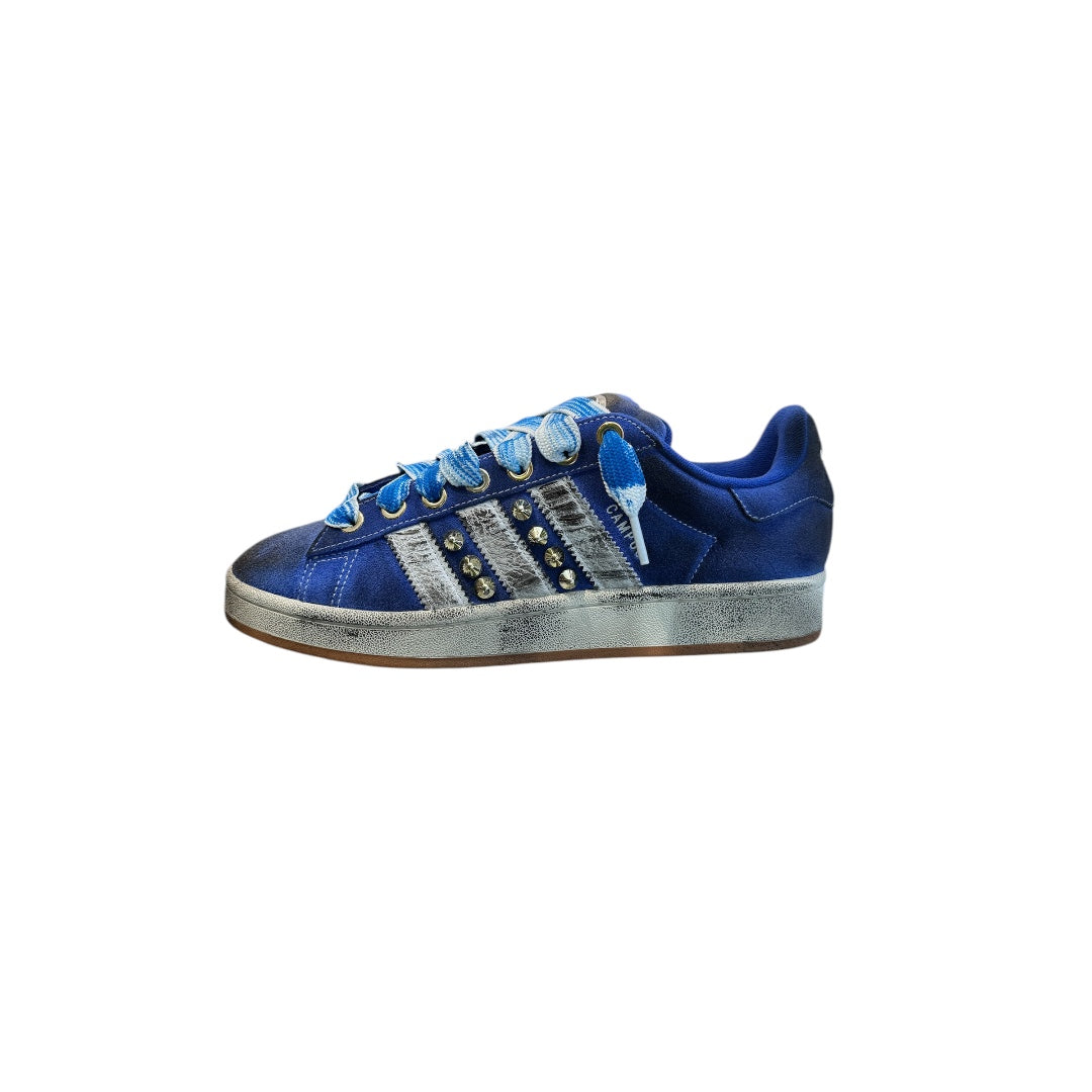 Adidas campus 00s blue custom washed