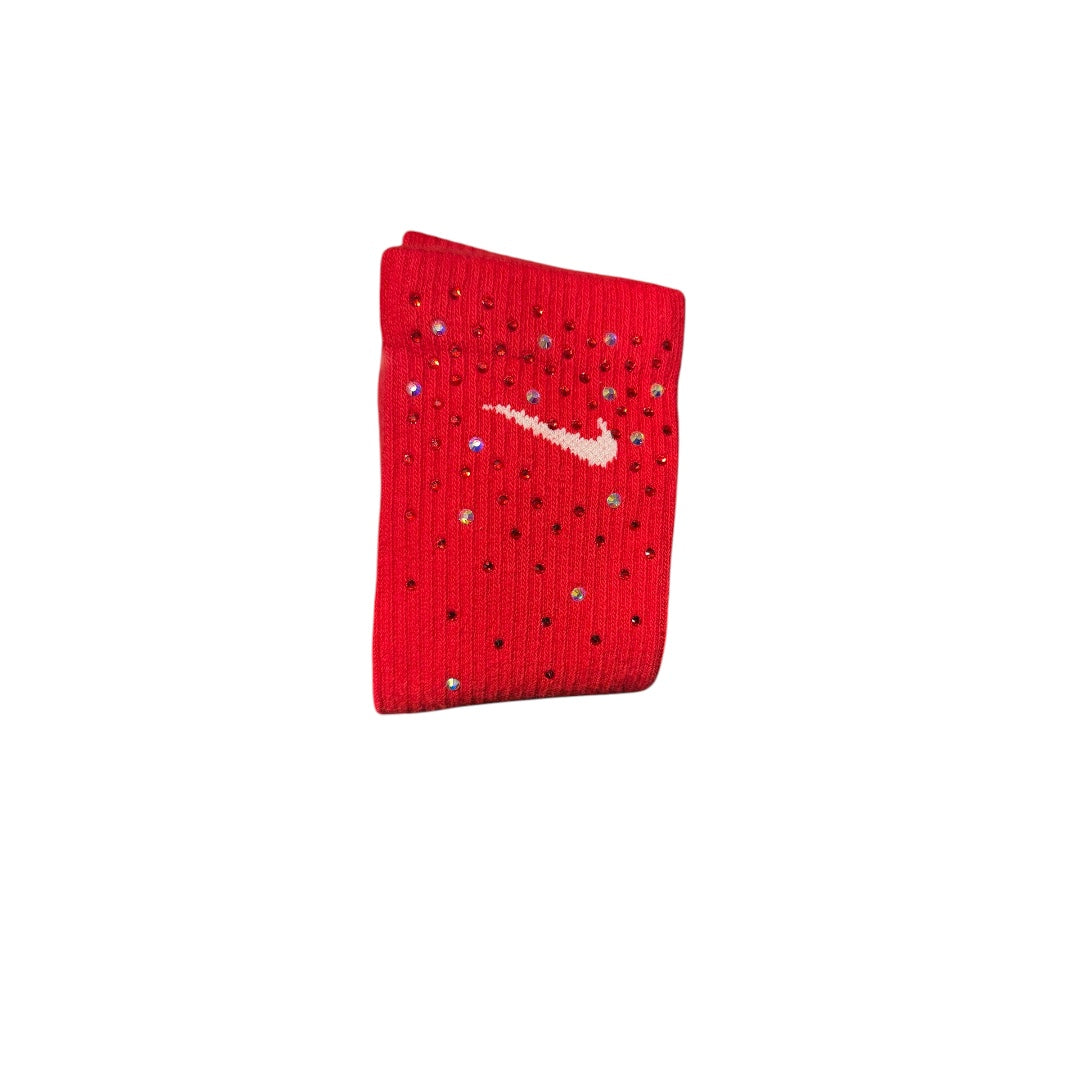 Calze Red strass