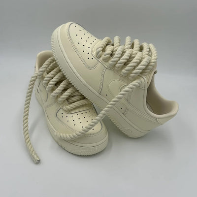 Air force one fresh cream custom rope beige