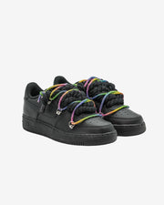 Air force one black   custom rope black  brill rainbow