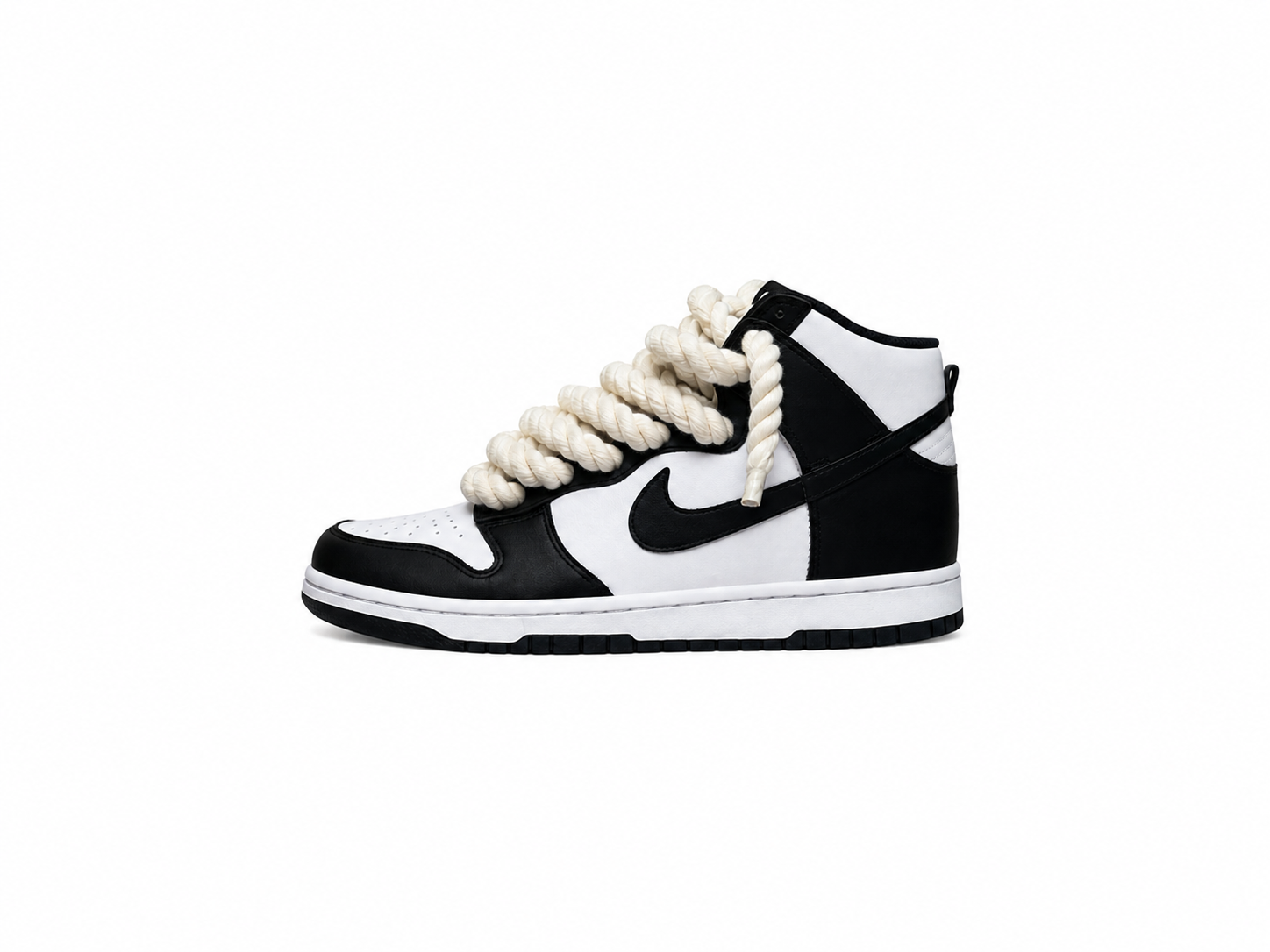 Dunk high panda custom rope