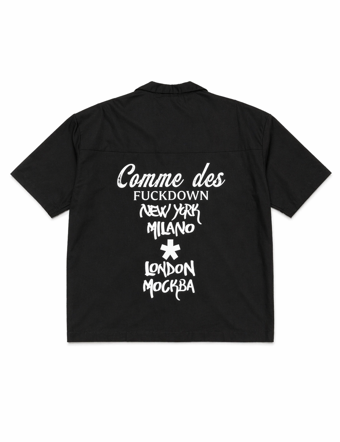 Camicia Comme des Fkdown ricamo