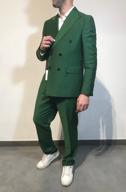 ABITO DOPPIOPETTO SALVO GREEN