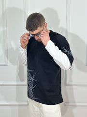 long sleeve spine black