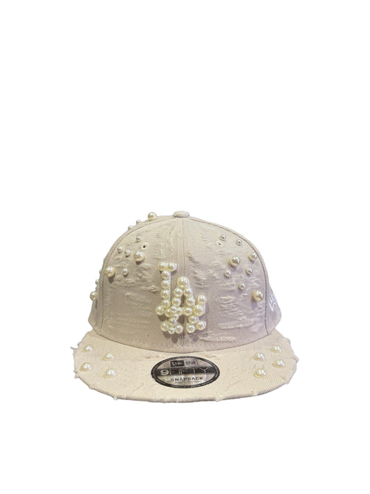 cap 59fifty LA new era pearl cream