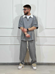 Completo old con zip grey