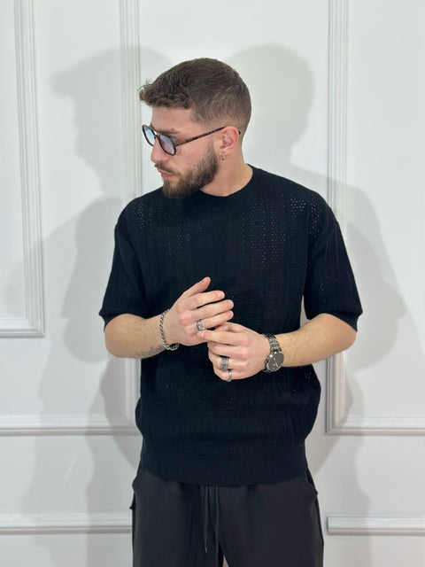 Maglia casual uomo black forel