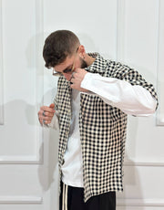 long sleeve a quadri black