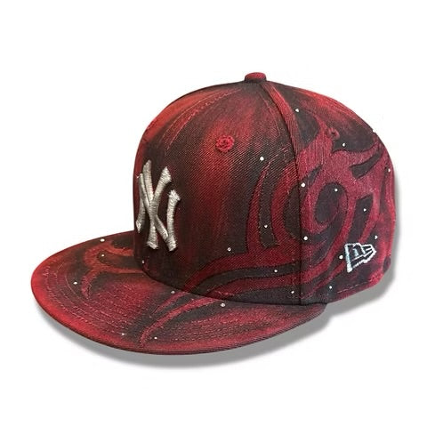 Cap 59fifty New Era Red Stone Tornado Brill