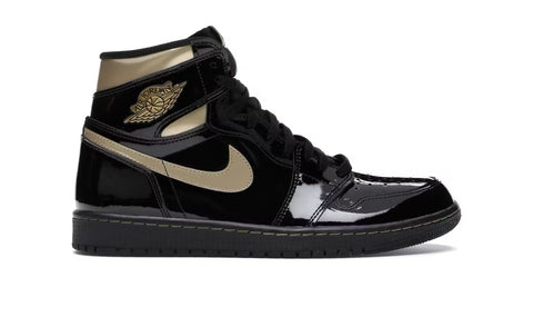 Jordan 1 high black and Gold