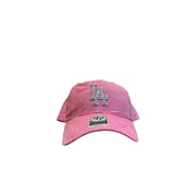 Cap 9fifty LA pink custom brill frase “odio”