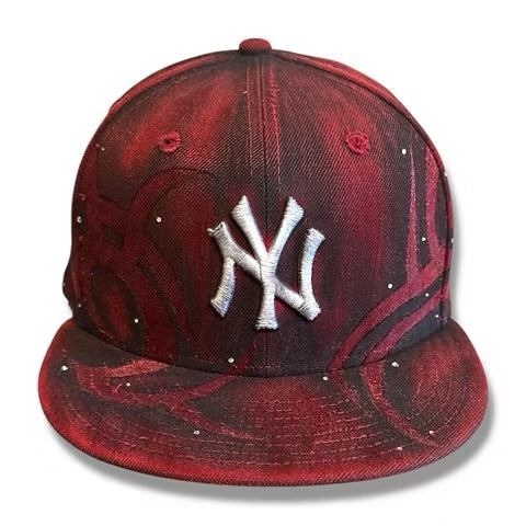 Cap 59fifty New Era Red Stone Tornado Brill