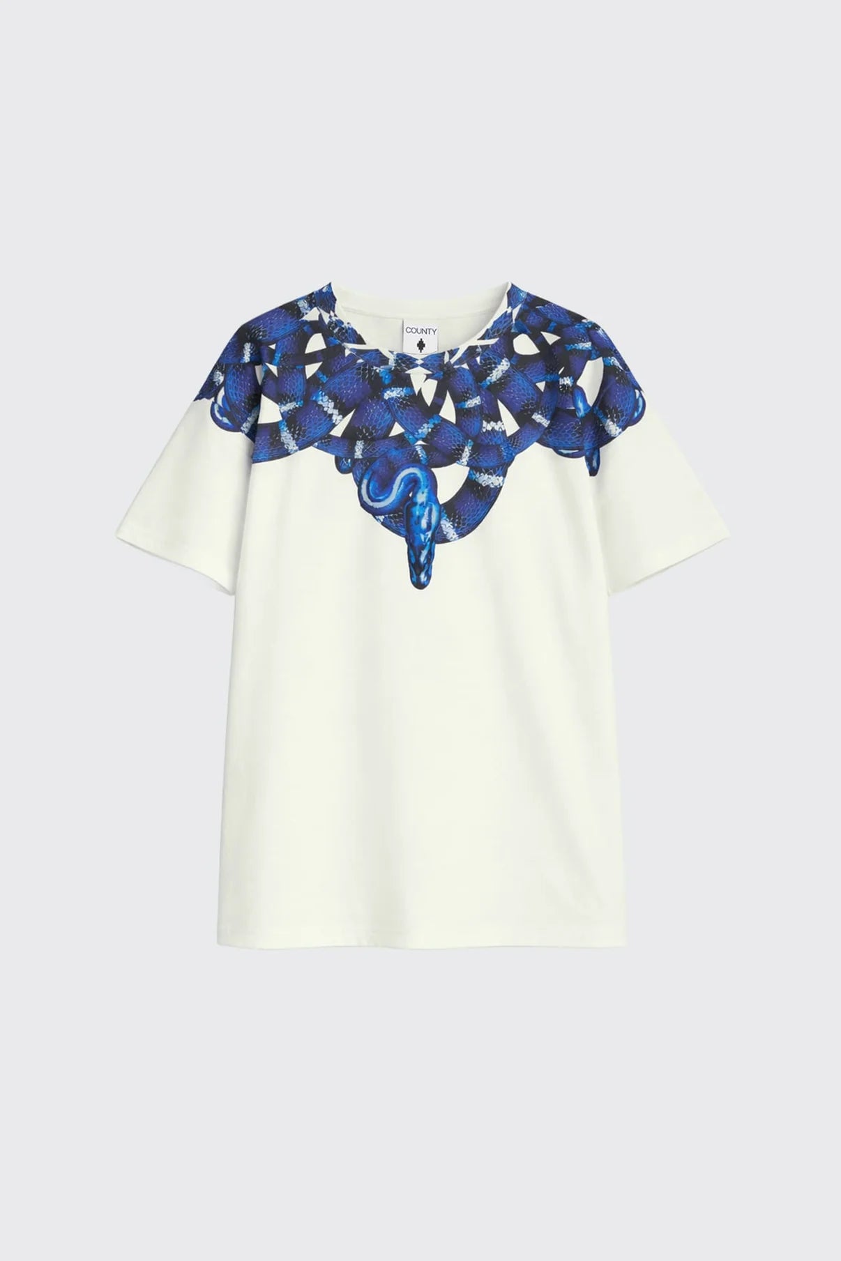 T-shirt County of Milan Coconut Snake Blue
