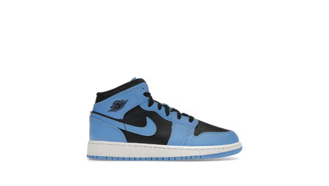 Jordan 1 Mid blue black gs