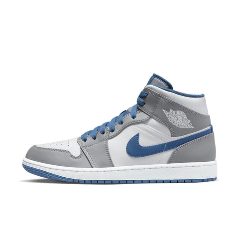 Jordan 1 Mid blu e Grey