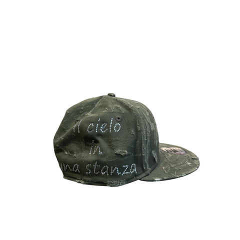 Cap 9fifty NY Green custom “il cielo in una stanza”