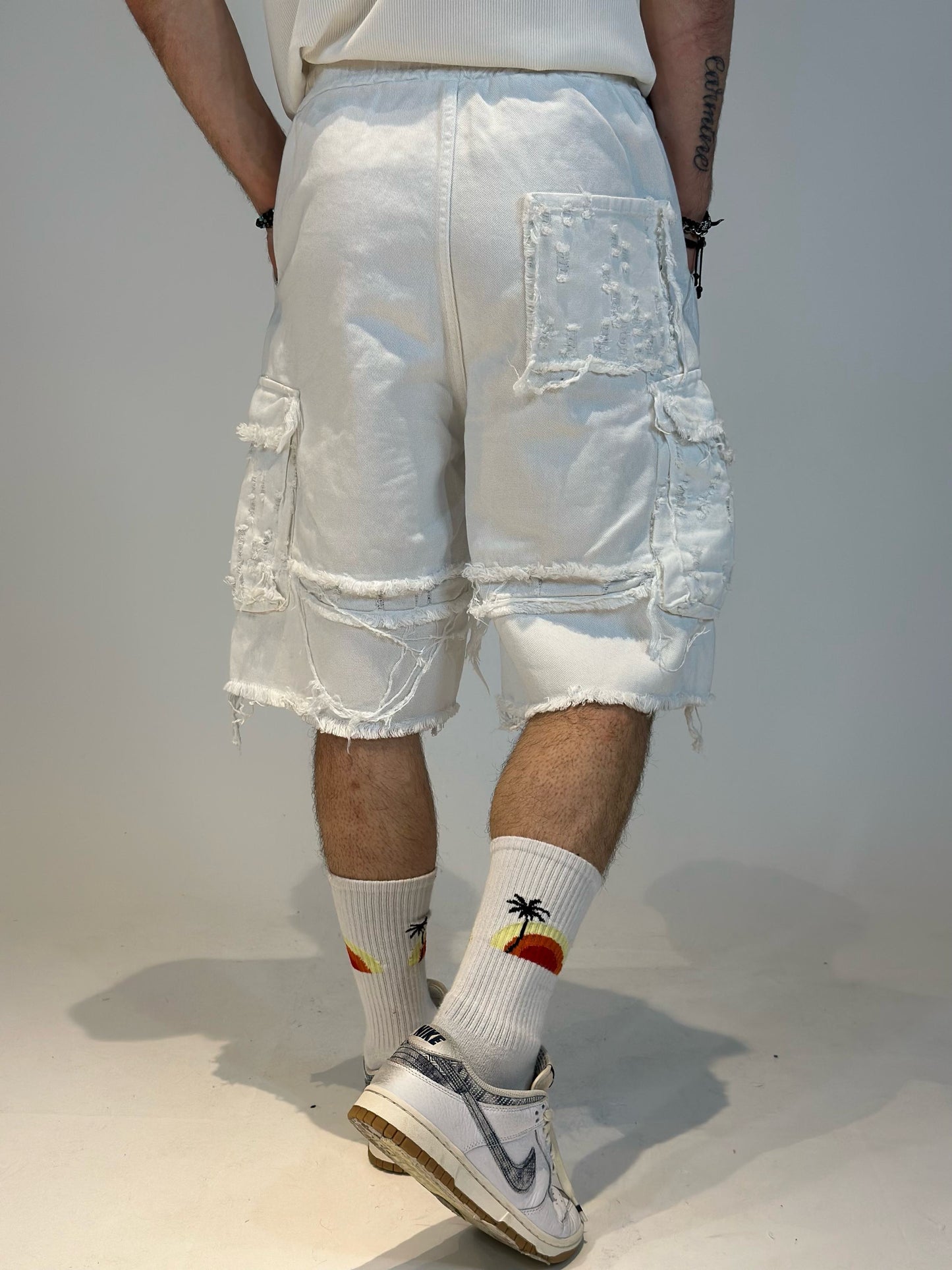 Bermuda denim dad White