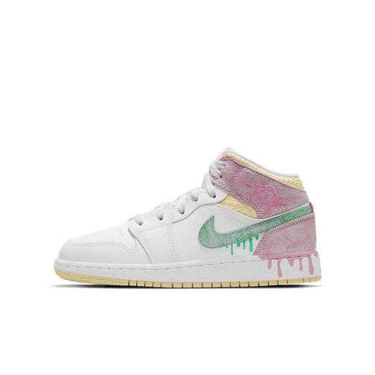 Jordan 1 Mid paint drip