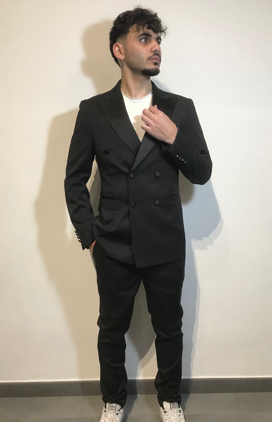 ABITO DOPPIOPETTO BLACK IN BLACK