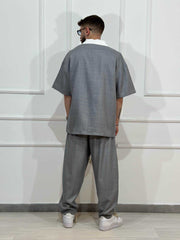 Completo old con zip grey